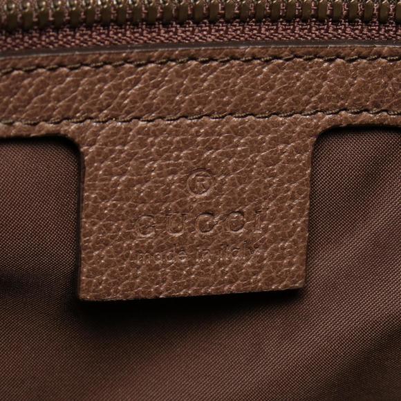 GUCCI Brown Leather Backpack - Picture 4 of 7